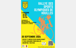 Rallye des Sports Olympiques de Houilles le 20 septembre 2026