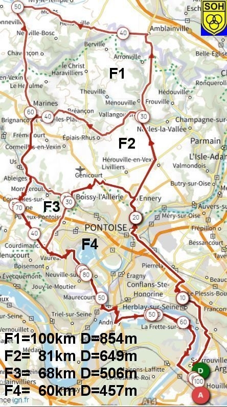 Sortie Club circuit F à 8h30 + VTT / GRAVEL