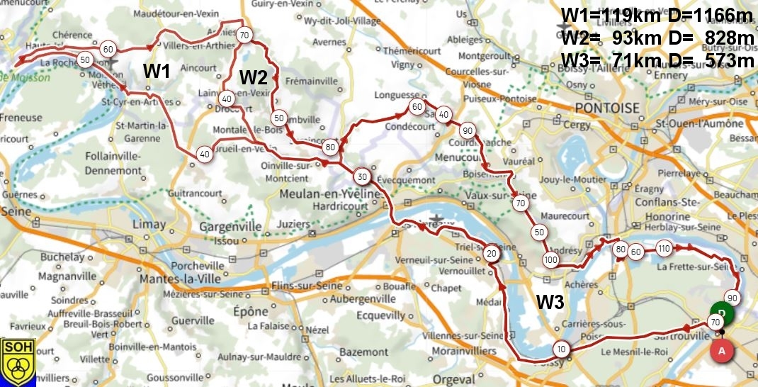 Sortie Club circuit W à 6h30