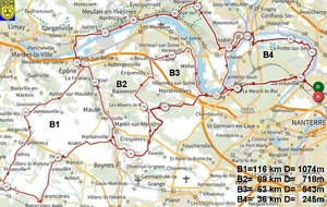 Sortie Club circuit B à 8h30