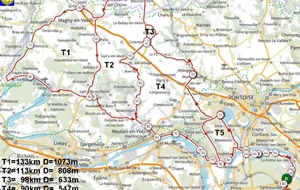 Sortie Club circuit T à 8h00