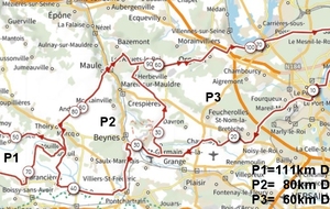 Sortie Club circuit P à 8h00