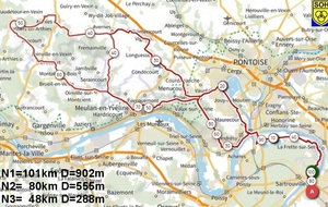 Sortie Club circuit N à 8h00