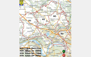 Sortie Club circuit H à 8h00