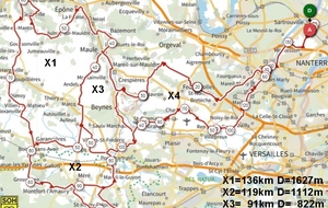 Sortie Club circuit X à 8h15