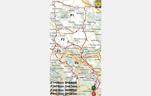 Sortie Club circuit F à 8h30